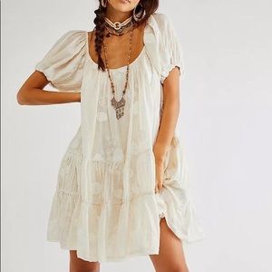 Free People x Zandra Rhodes XS babydoll dress